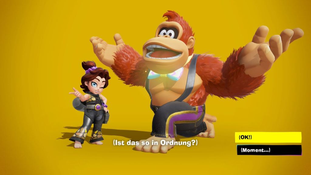 Ein Screenshot von Donkey Kong Bananza.