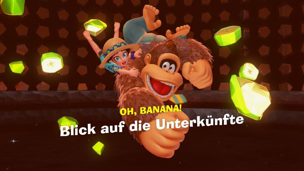 Ein Screenshot von Donkey Kong Bananza.