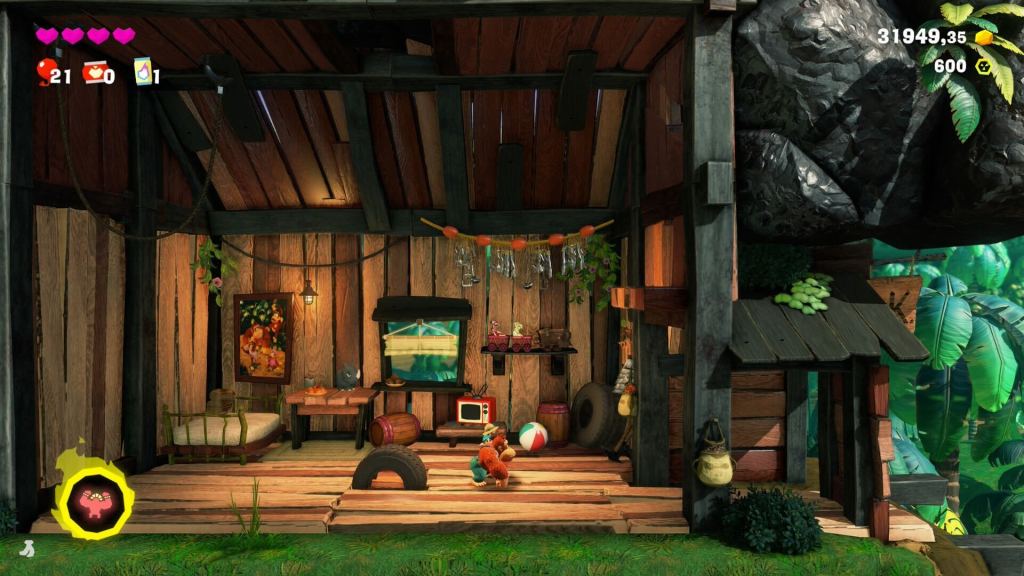 Ein Screenshot von Donkey Kong Bananza.