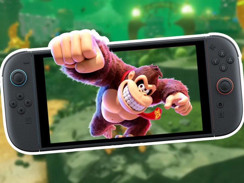Donkey Kong Bananza Bildmaterial mit einer Nintendo Switch 2