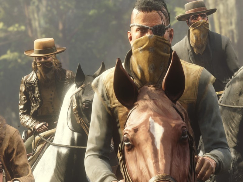 Screenshot aus dem Online-Modus von Red Dead Redemption 2.