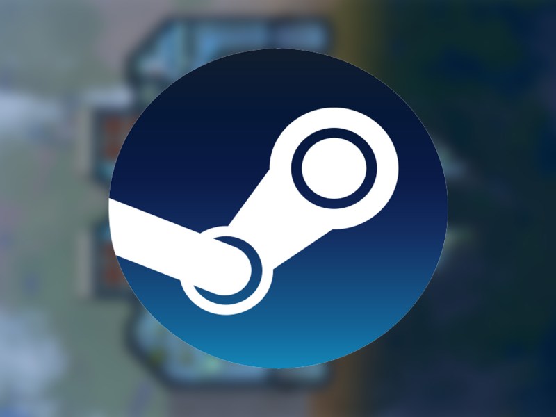Screenshot aus RimWorld Odyssey. Davor das Logo von Steam.