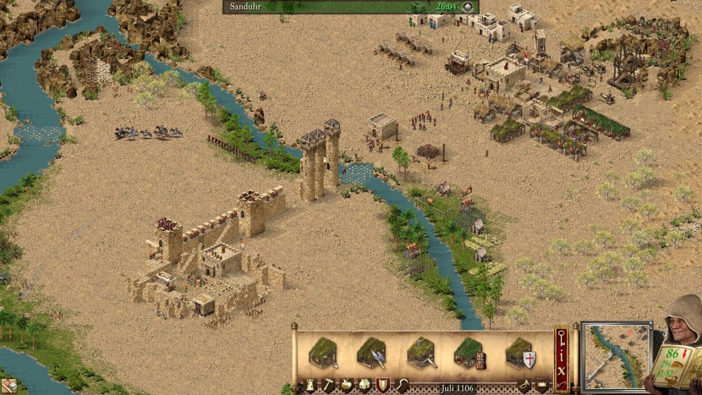 Ein Screenshot aus der Stronghold Crusader Definitive Edition.