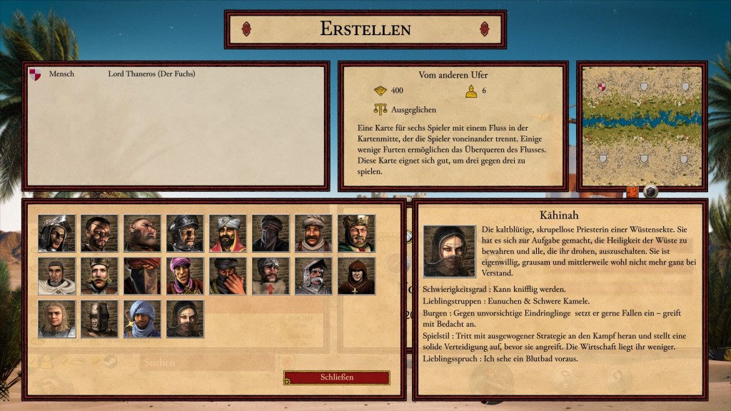 Ein Screenshot aus der Stronghold Crusader Definitive Edition.